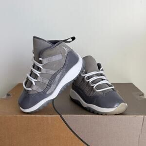 Nike Air Jordan 11 Retro 'Cool Grey' Toddler Sneakers - SZ 6 C